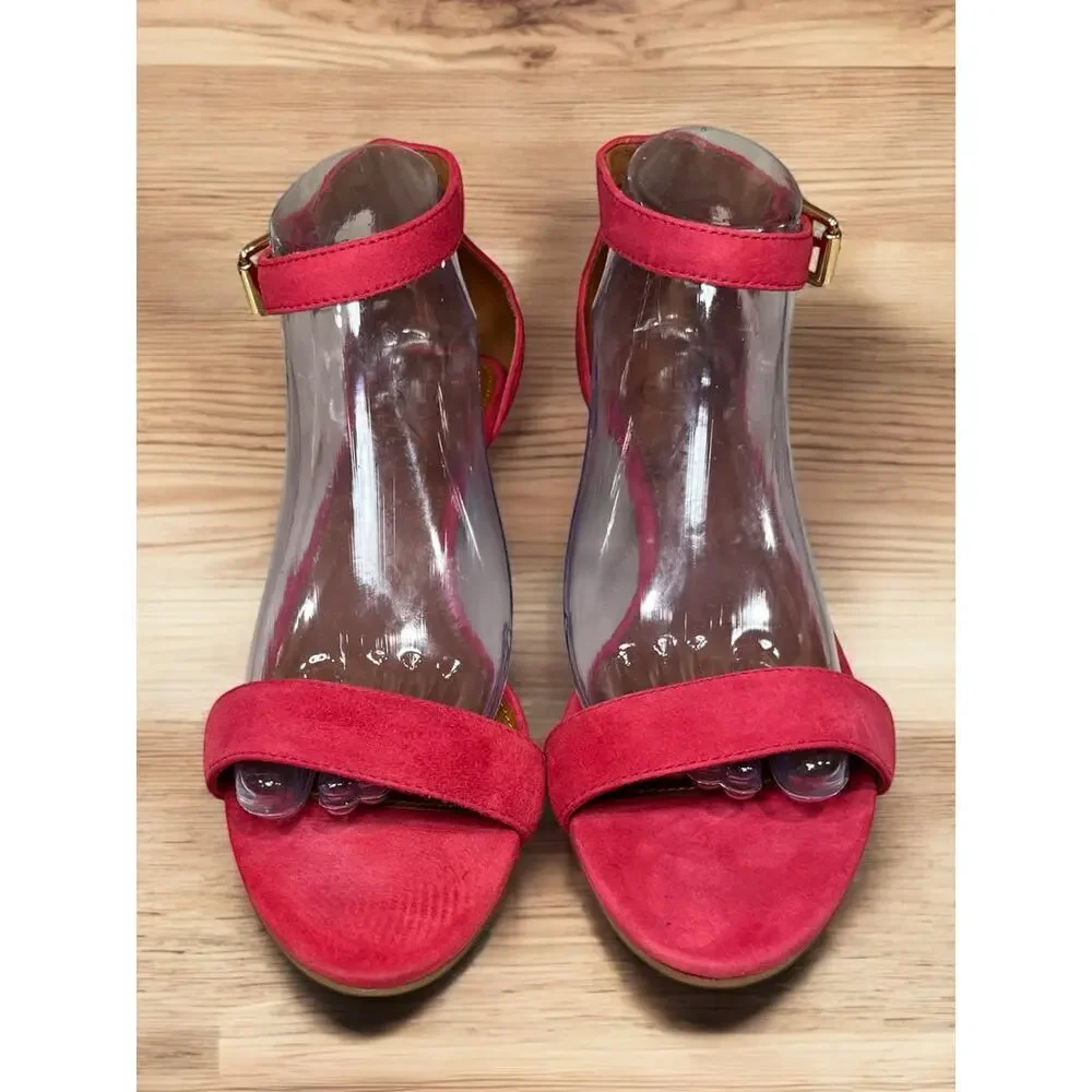 Tory Burch Savannah Suede Wedge Sandal Size 10M